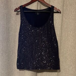 New York and co  midnight blue Sequin Tank Top